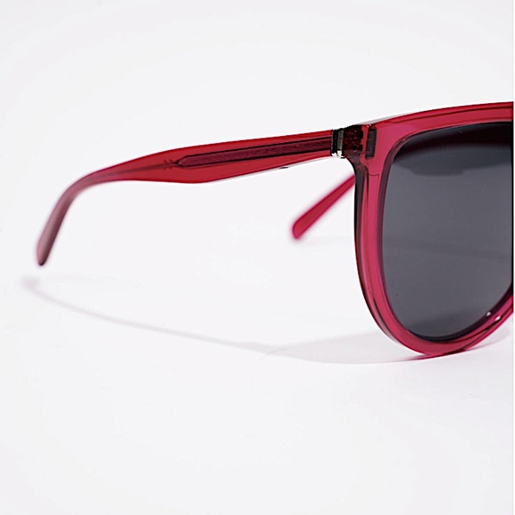 CELINE Acetate Thin Shadow Sunglasses CL41435/S in Fuchsia - Picture 9 of 14